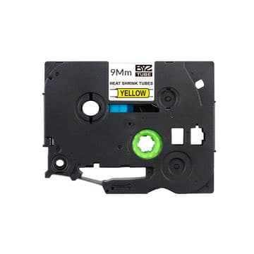 Cinta termocontraíble para rotulador Brother BYZ HSc-621 · 9MmX1.5M amarillo