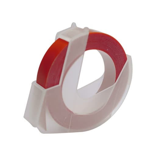 Cinta BYZ 3D PLASTICO-R · 3/8" rojo para rotulador mecánico (3D-PLASTICO-R)