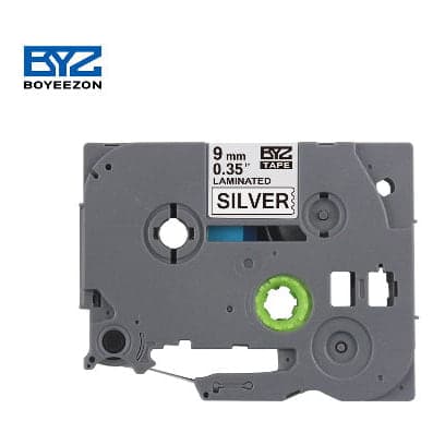 Imagen referencial de la serie: Cinta para rotulador Brother BYZ Tzc-921 · 9mm X 8M plata