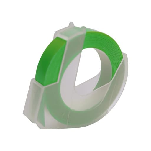Cinta BYZ 3D PLASTICO-V · 3/8" verde para rotulador mecánico (3D-PLASTICO-V)