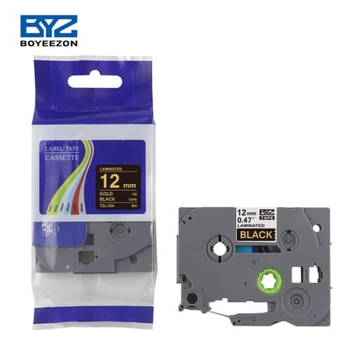 Imagen referencial de la serie: Cinta para rotulador Brother BYZ Tzc-821 · 9mm X 8M oro