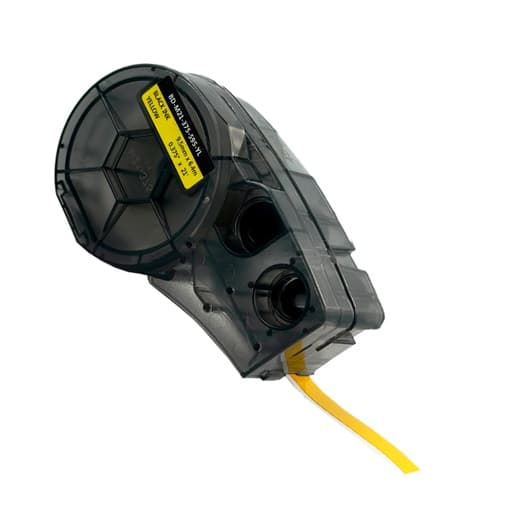 Imagen referencial de la serie: Cinta para rotulador brady BYZ BD-M21-375-595-YL · 9.52mm x 6.4 m - color amarillo