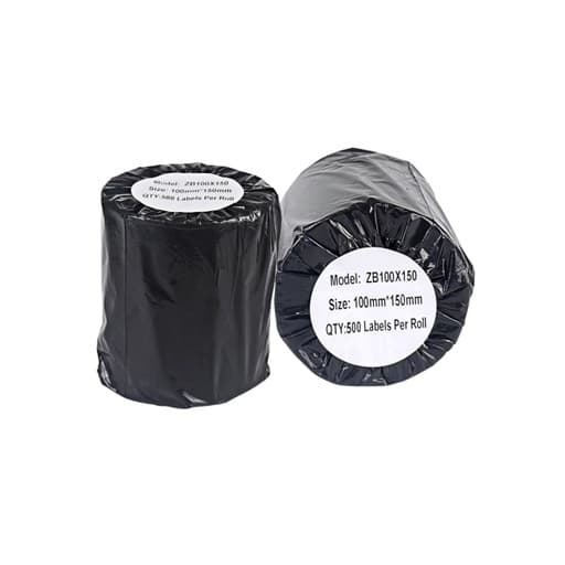 Etiquetas termicas adhesivas BYZ ZB100X150 · 100x150mm compatibles con zebra (bolsa x500)