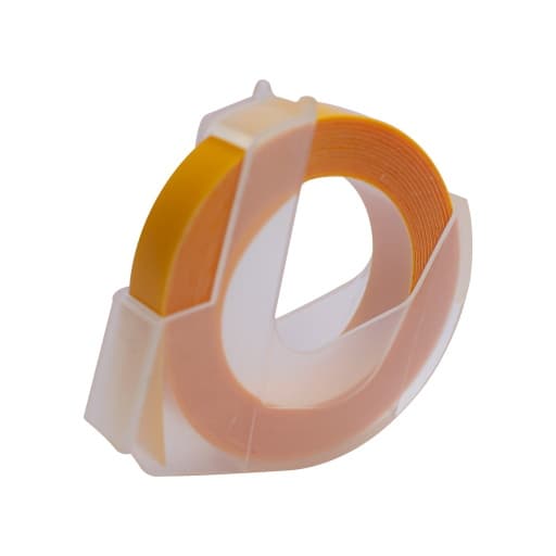 Cinta BYZ 3D PLASTICO-A · 3/8"Amarillo para rotulador mecánico (3D-PLASTICO-A)
