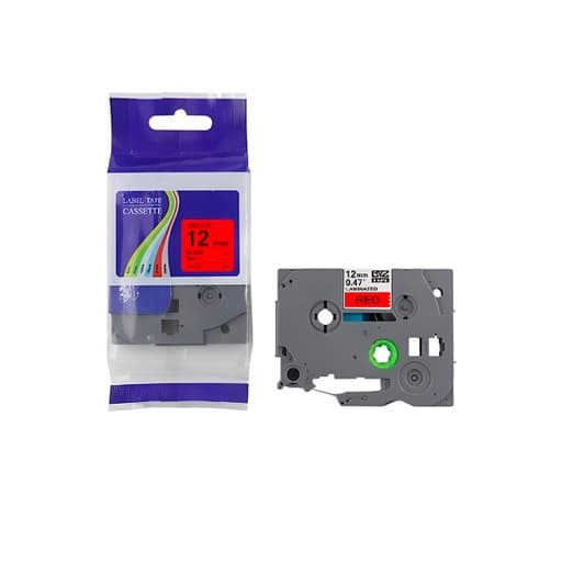 Cinta para rotulador Brother BYZ Tzc-431 · 12mm X 8M rojo