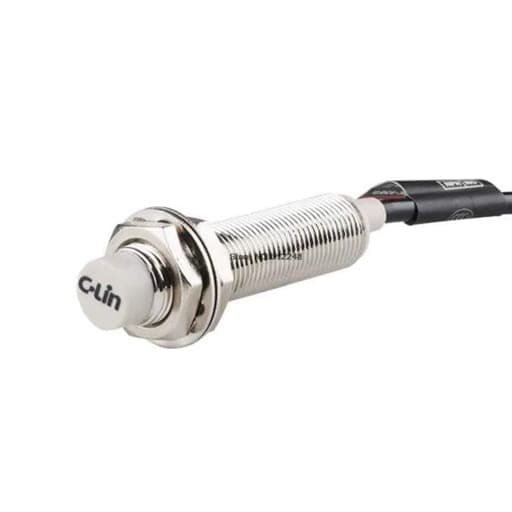 Sensor de proximidad inductivo C-LIN LJA12M-5P4 · cuerpo M12, 5mm de sensado, 24VDC, 4