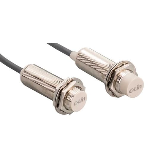 Imagen referencial de la serie: Sensor de proximidad inductivo C-LIN LJA18-5A1 · cuerpo M18, 5mm de sensado, 220VAC, 2
