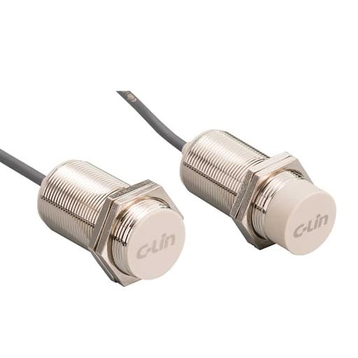 Imagen referencial de la serie: Sensor de proximidad inductivo C-LIN LJA30-10A2 · cuerpo M30, 10mm de sensado, 220VAC, 2