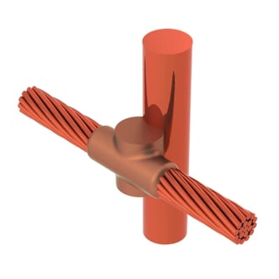 Imagen referencial de la serie: Molde tipo GY cable CADWELD GYR-182V · 250MCM-varilla 3/4¨