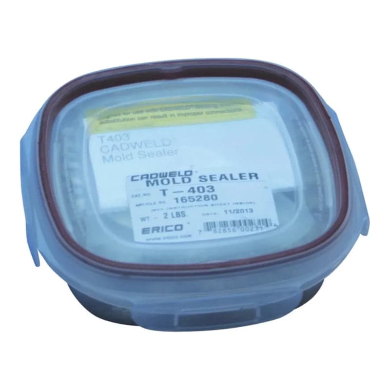 Masilla sellante para molde de grafito selflex CADWELD T403 · 2 LB