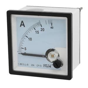 Amperímetro CAMSCO CA72- AC100/5A · 72mm*72mm rango 100/5A (CA72-AC100/5A)