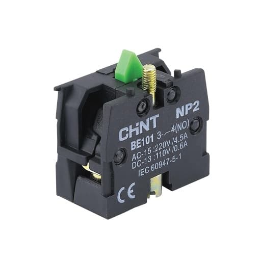 Bloque contacto CHINT NP2-BE101 · 1NA para pulsador Np2 240V 3A AC 15 576728