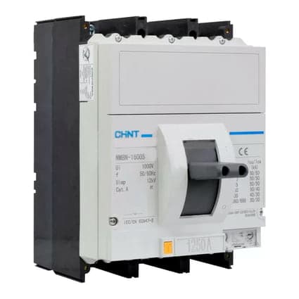 Interruptor de caja moldeada CHINT NM8N-TM 1600S/ 1250 /3P · 3P 1250A (0.7-1In) 415V:50kA 875-1250A (NM8N-TM-1600S/1250/3P)
