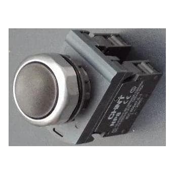 Pulsador rasante PVC CHINT NP8-11BN BLK · negro Ø22mm 1NA+1NC Np8 577775 (NP8-11BN-BLK)