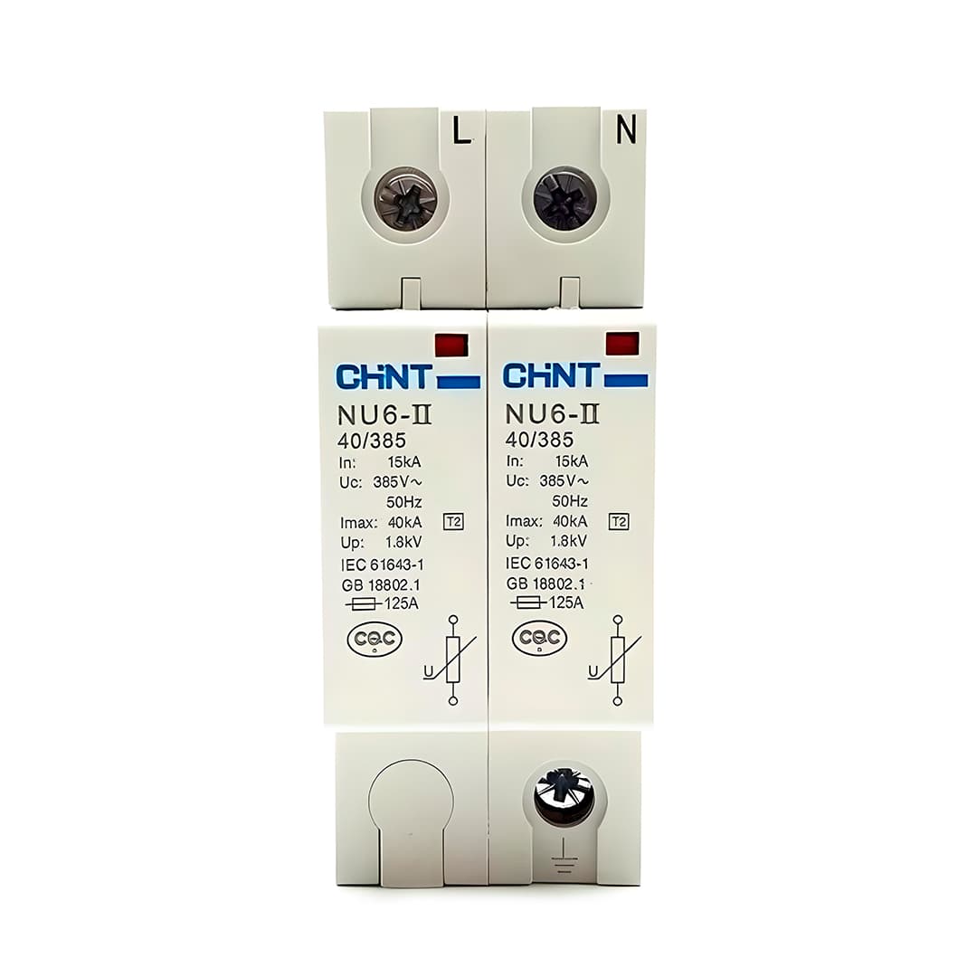 Supresor de sobretensión CHINT NU6-IIG · 1P+N 40kA 275V (NU6-IIG-1P+N-40KA-275V)