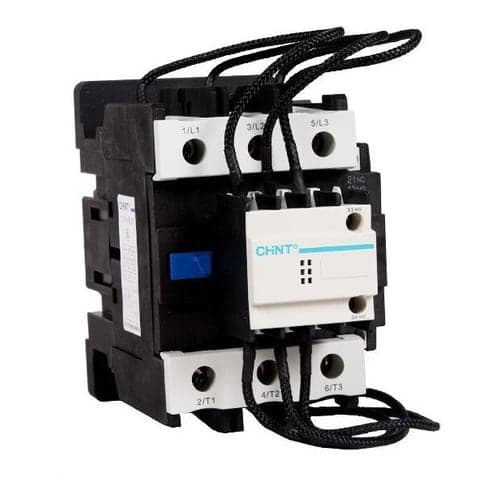 Contactor para condensador CHINT CJ19-9521 · 40kvar, /380V 2NA + 1NC, 220VAC, 50/60Hz 2443