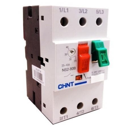 Guardamotor CHINT NS2-80B · regulable 25–40A (NS2-80B-40A)