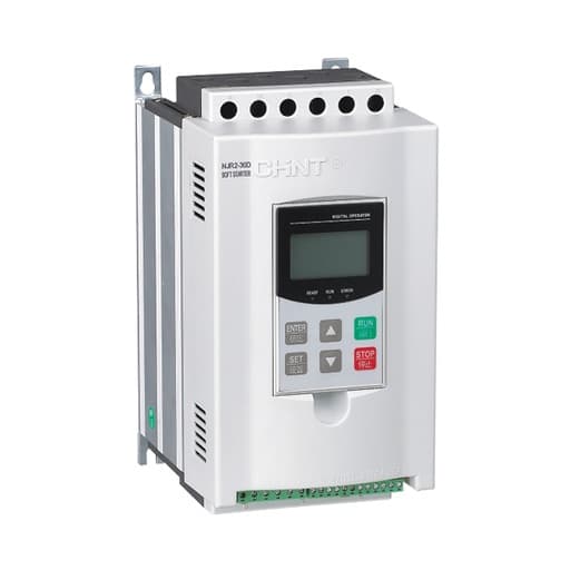 Imagen referencial de la serie: Partidor suave CHINT NJR2-11D 380V · 11kW 22A 380V 50/60Hz - 15HP (NJR2-11D-380V)