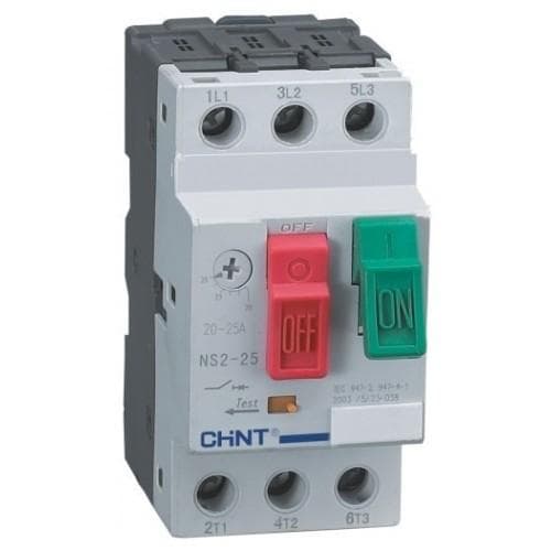 Guardamotor CHINT NS2-25 · regulable 20–25A (NS2-25-25A)