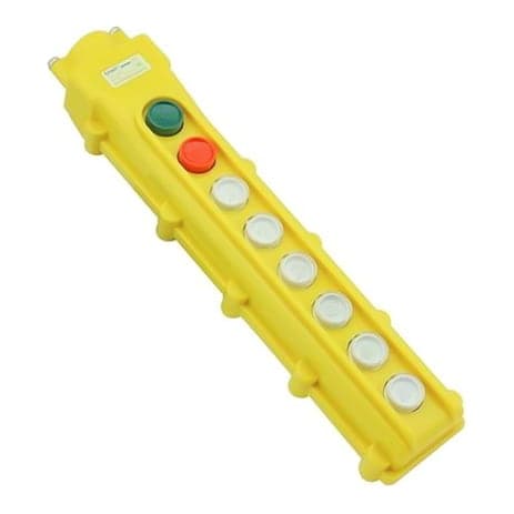 Botonera colgante CHINT NP3-3A · (On-Off, flecha Ar- ab, Izq-Adel Der-Atr)