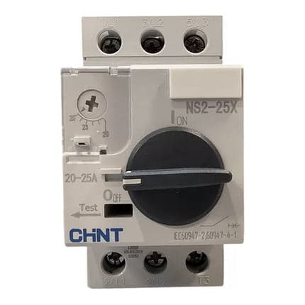 Guardamotor CHINT NS2-25X 20-25 · 3P regulable 20 - 25A (NS2-25X-20-25)