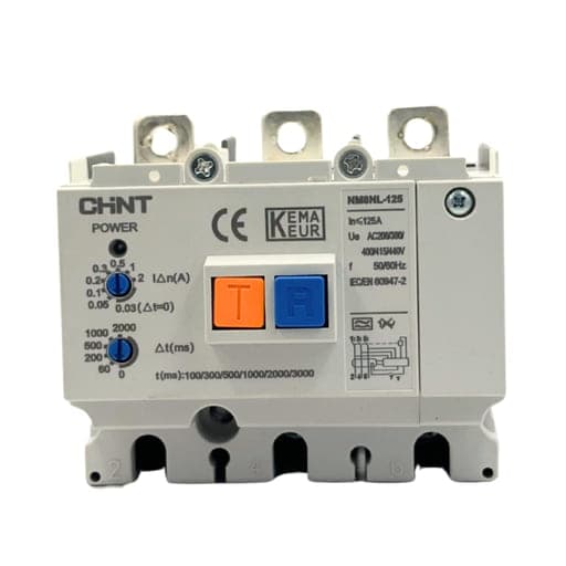 Módulo diferencial CHINT NM8NL-125 3P A RCD1 X · tipo A para NM8N frame 125, 3P (NM8NL-125-3P-A-RCD1-X)