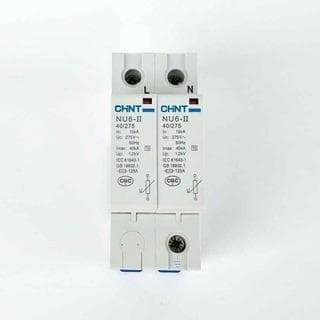 Supresor de sobretensión CHINT NU6-IIG · 1P+N 65kA 275V (NU6-IIG-1P+N-65KA-275V)