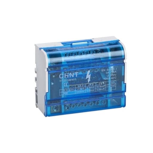 Repartidor modular CHINT NTJ2-125 415 · 4P 15 conex 125A 20kA 500V (NTJ2-125-415)
