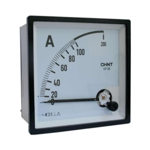 Imagen referencial de la serie: Amperímetro CHINT NP96-A 50/100/5A · 96mm*96mm rango 50/100/5A (NP96-A-50/100/5A)