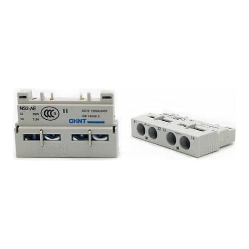 Contacto auxiliar frontal CHINT NS2-AEG11 · 1NA+1NC