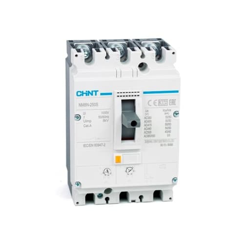 Interruptor de caja moldeada CHINT 271432 · NM8N-250S, 3P, 250A tipo M (motor) modelo NM8N-250S M 2