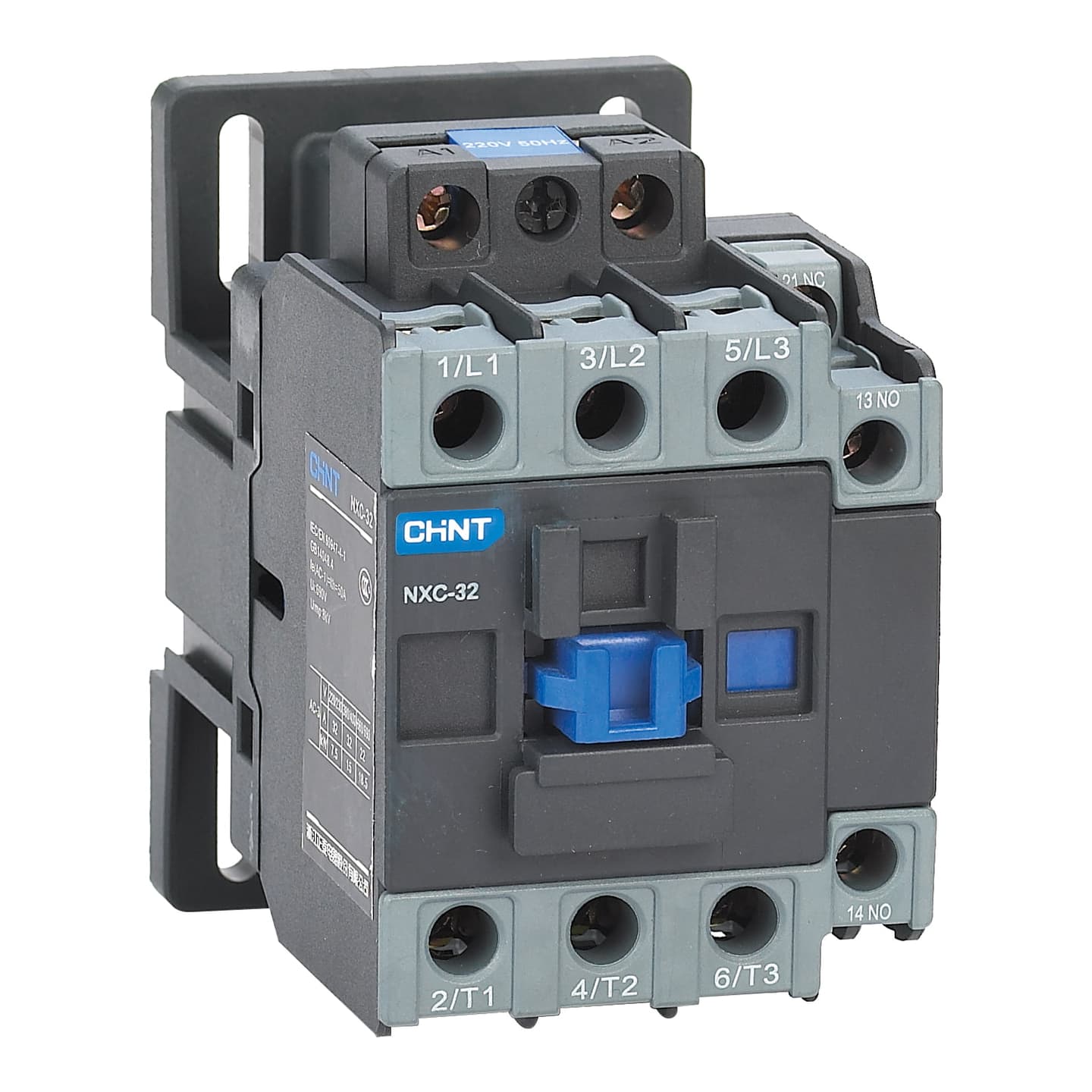 Imagen referencial de la serie: Contactor CHINT NXC-32 · 32A 24VAC (NXC-32-24VAC)