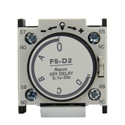 Bloque temporizador neumático al reposo CHINT F5-D2 · 0.1 - 30 seg