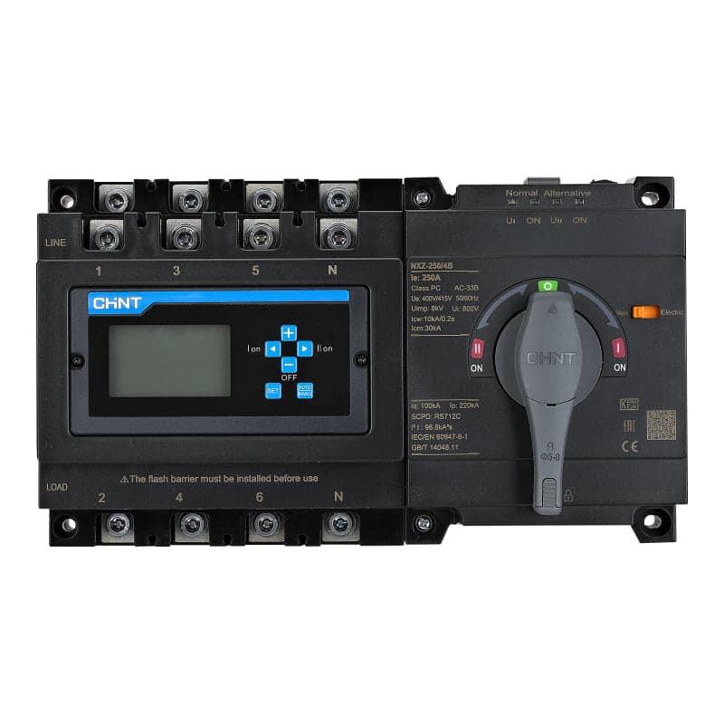Imagen referencial de la serie: Interruptor de cambio CHINT NXZ-250/4B 250A (NXZ-250/4B-250A)