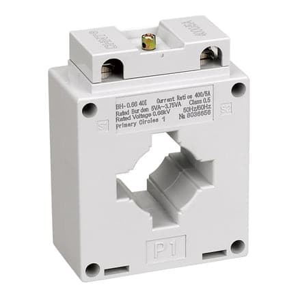 Transformador de corriente CHINT BH-0.66 40Ⅰ400/5C-0.5 · 400/5A, ventana 42x11mm clase 0.5 (1 Vuelta) (BH-0.66-40400/5C-0.5)