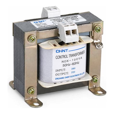 Transformador de control monofásico CHINT NDK-150VA 440 380/ 220 24 IEC · 150VA, entrada: 440-380V, salida: 220-2 (CHINT-TRANSFORMADOR-CONTROL-MONOFASICO-440)