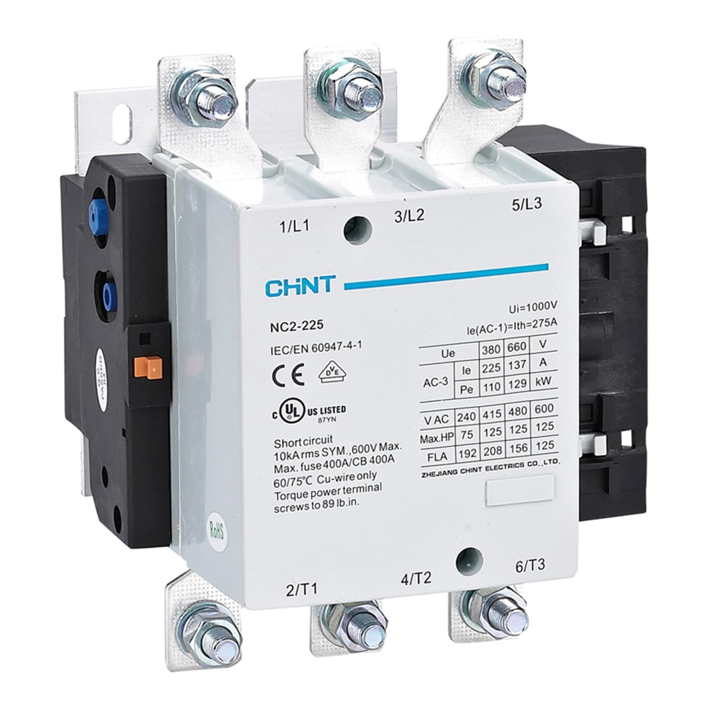 Contactor CHINT NC2-225A · 225A 220V