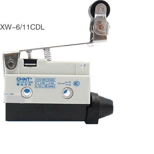 Microswitch palanca larga con rueda accionamiento CHINT YBLXW-6/11CDL · en un solo