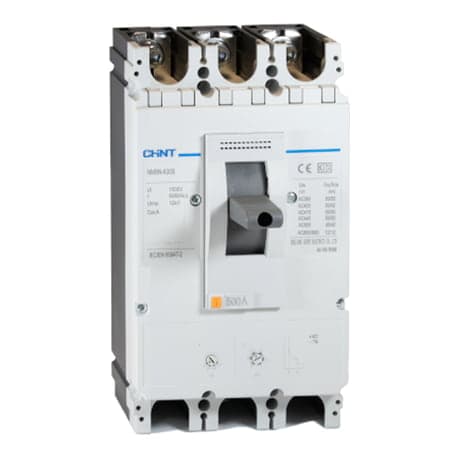 Interruptor de caja moldeada CHINT NM8N-630S EN 630 3P · 3P 630A (0.4-1 In) 415V: 50kA 252 - 630A (NM8N-630S-EN-630-3P)