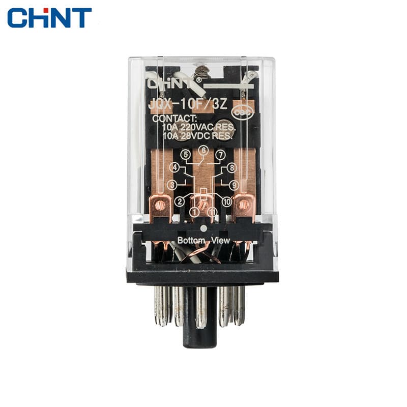 Relay encapsulado CHINT JQX-10F/3Z · 220VAC