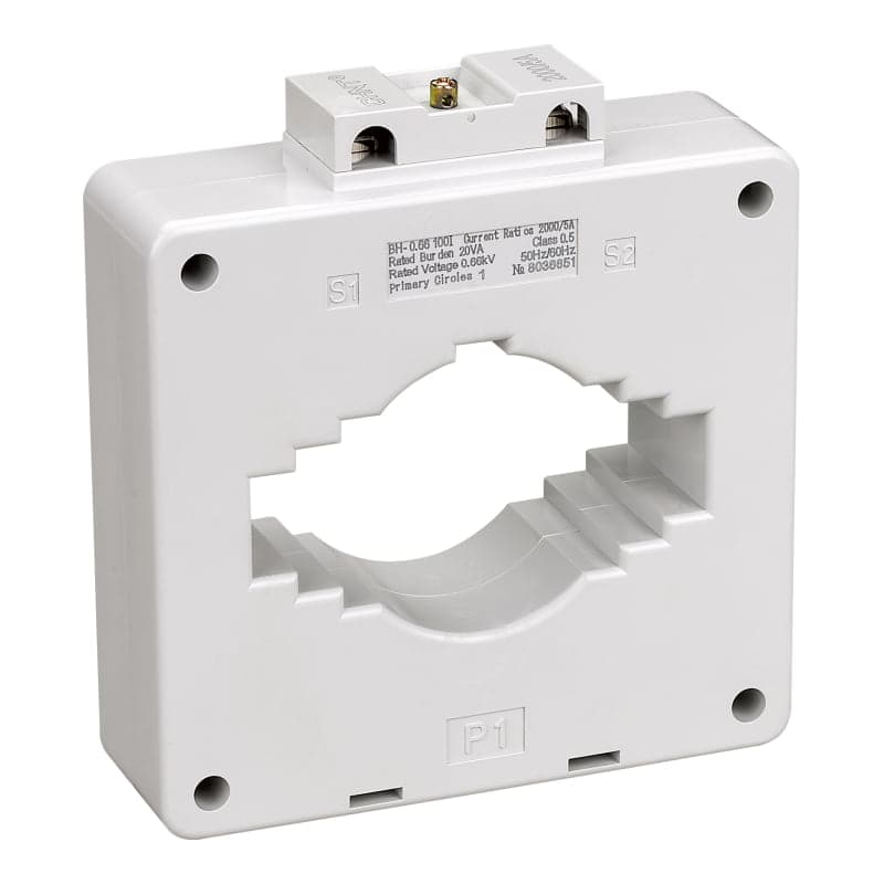 Imagen referencial de la serie: Transformador de corriente CHINT BH-0.66 40Ⅰ300/5C-0.5 · 300/5A, 42x11mm clase 0.5 (BH-0.66-40300/5C-0.5)