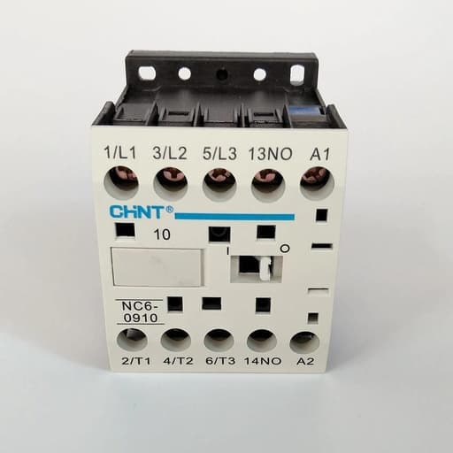 Contactor CHINT NC6-0910 · 3P 9A AC3 bob 220VAC 1NA 4kW 50/60Hz
