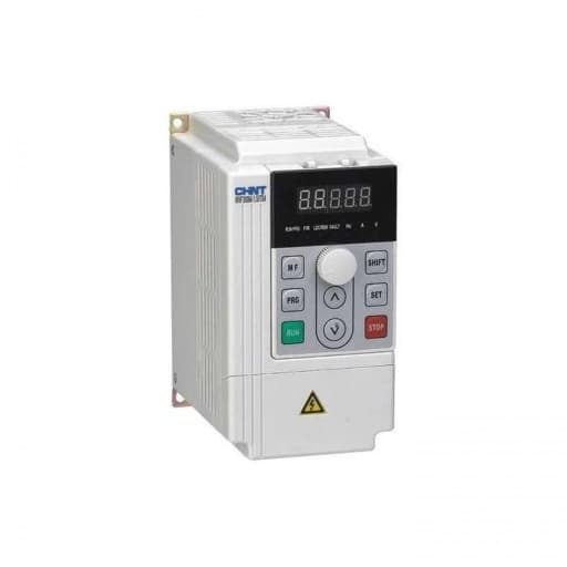 Variador de frecuencia in monofásica CHINT NVF2G-2.2/TD2 · 220VAC 2.2kW - 3HP torque constante