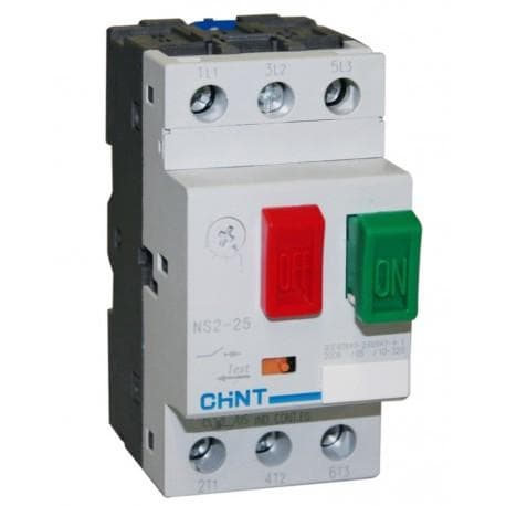 Guardamotor CHINT NS2-25 · regulable 17–23A (NS2-25-23A)