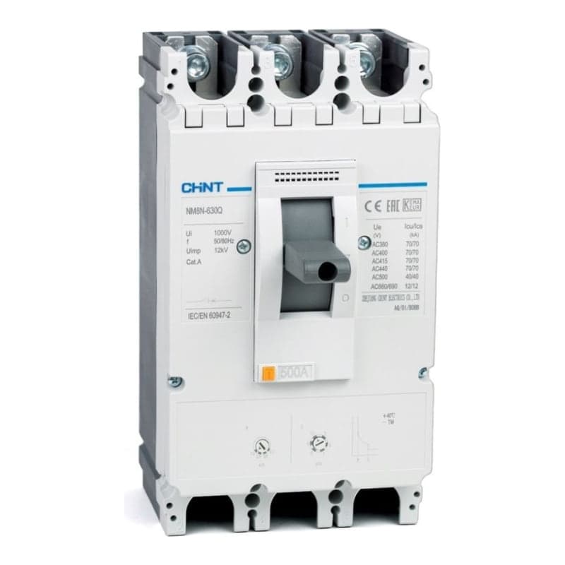 Llave de fuerza regulable CHINT NM8N-125S · 3P 56-80A 415V 50kA (NM8N-125S-3P-56-80A-415V-50KA)