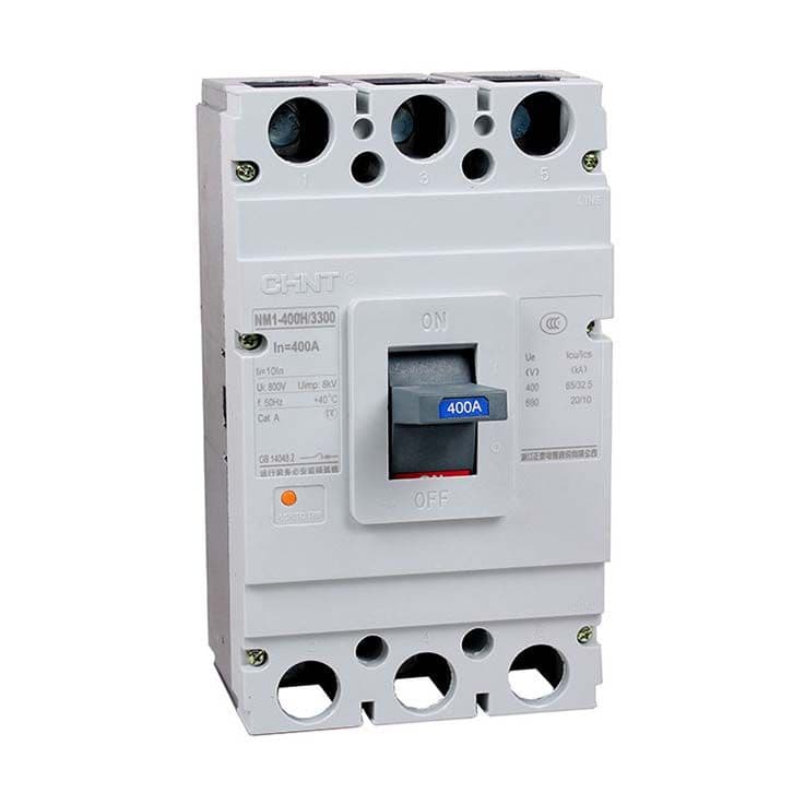 Interruptor de caja moldeada CHINT NM1-400H/3300 · 3P 315A 50kA 415V (NM1-400H/3300-315A)