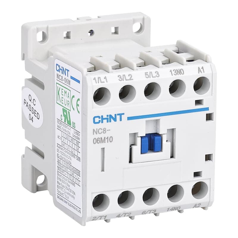 Imagen referencial de la serie: Contactor CHINT NC8-1222 220V 50/60Hz · 12A 220V. modelo Nc8 (NC8-1222-220V-50/60HZ)