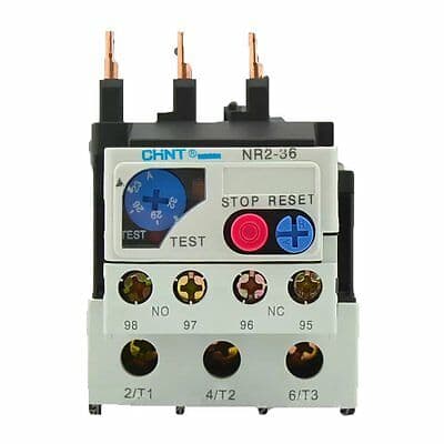 Relé térmico CHINT NR2-36 28-36A · 28-36A 1NA+1NC para contactor Nc1 (NR2-36-28-36A)