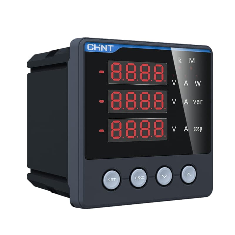 Imagen referencial de la serie: Digital panel Multi-Function meter CHINT PD666-8S3 380V 5A · 380V, 5A (PD666-8S3-380V-5A)