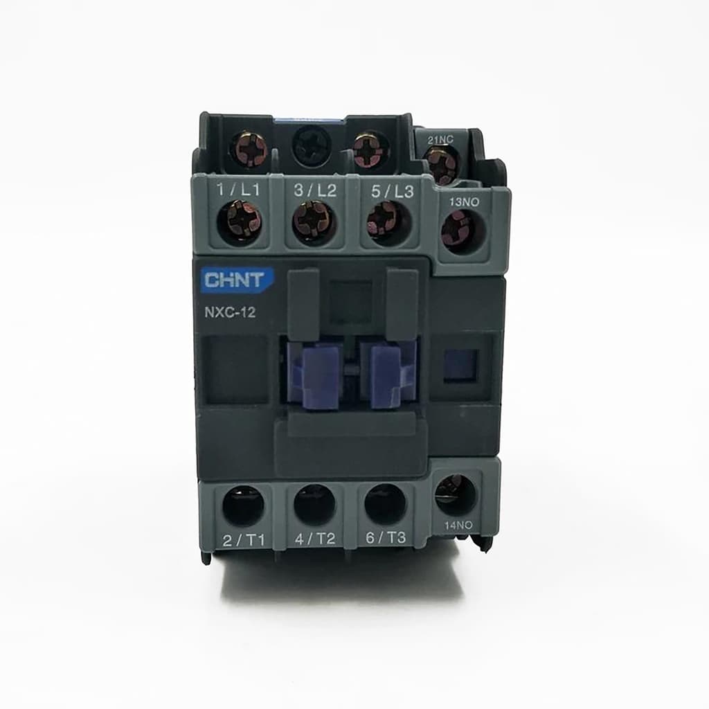 Contactor CHINT NXC-12 · 12A 220VAC 1NA+1NC negro